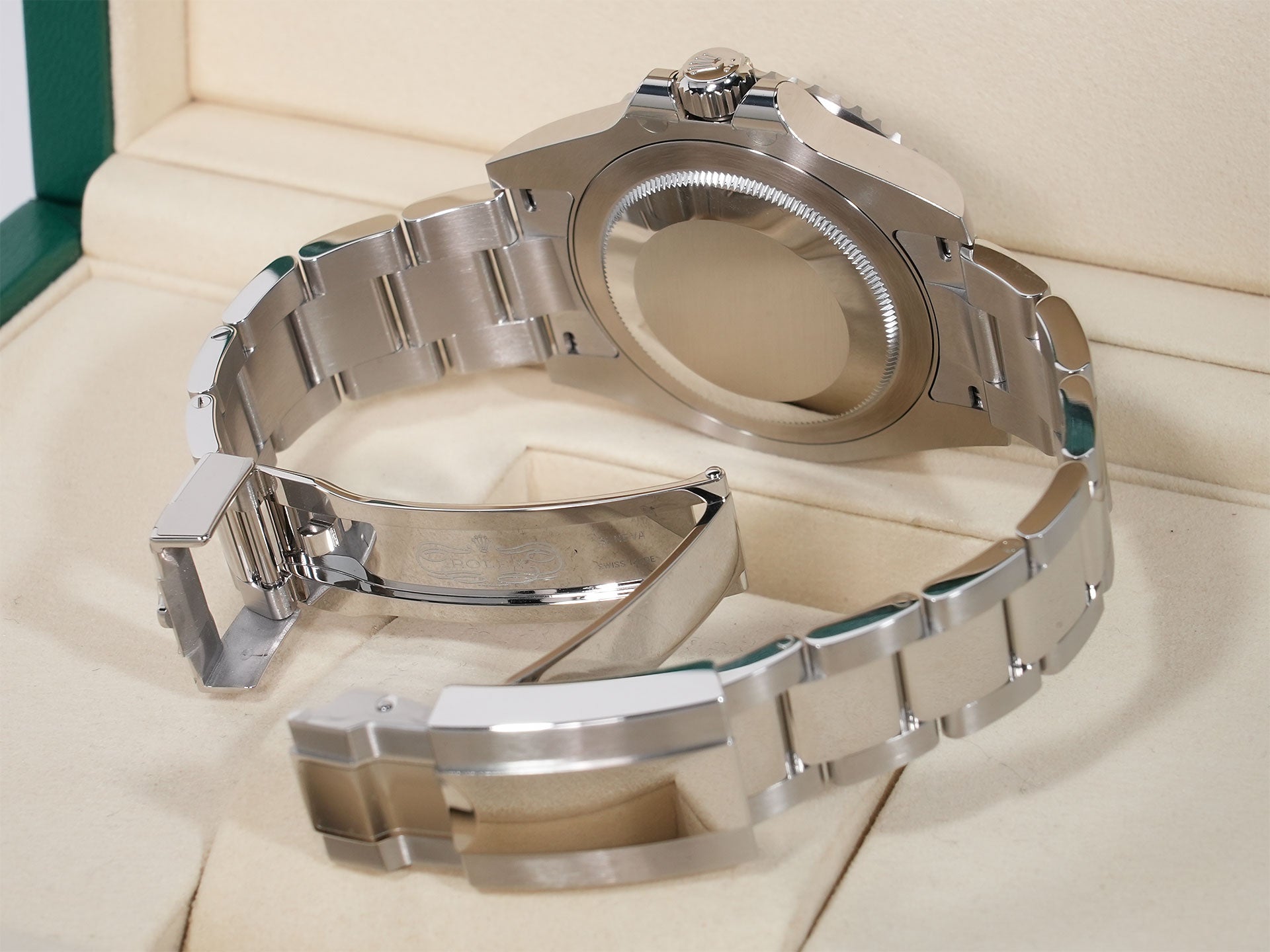 ROLEX GMT-Master II Ref. 126710BLNR Stainless Steel Black Dial Oyster Bracelet Unused a9esoz76