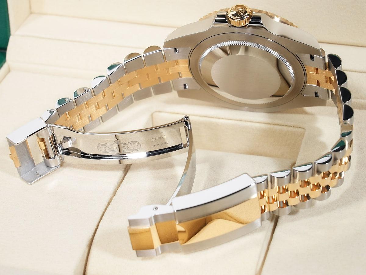 Rolex GMT-Master II Ref.126713GRNR Stainless Steel/Yellow Gold Black Dial Jubilee Bracelet Unworn abq9exn4