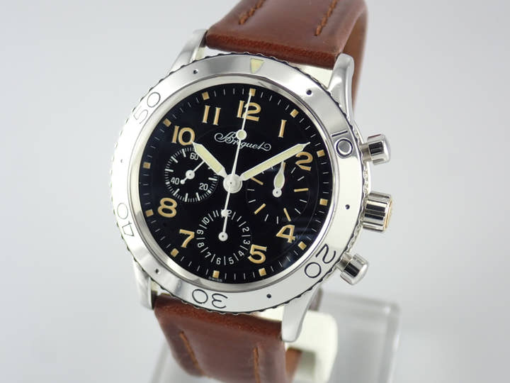 ブレゲ タイプXX Ref.3800ST/92/9W6 ブラック文字盤 中古 aeronavale