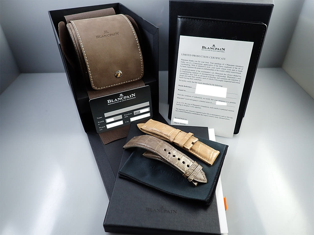 Blancpain Air Command Ref.AC01-1130-63A Black Dial Used VF878763