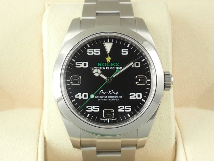 ロレックス エアキング Ref.116900 ステンレススチール ブラック文字盤