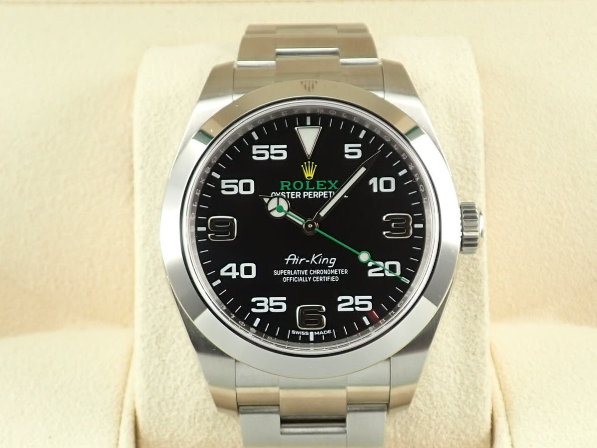 ロレックス エアキング Ref.116900 ブラック文字盤 美品 163Z7X51