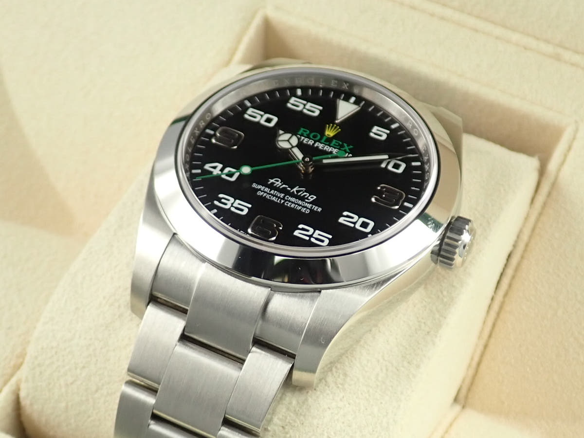 ロレックス エアキング Ref.116900 ブラック文字盤 美品 163Z7X51