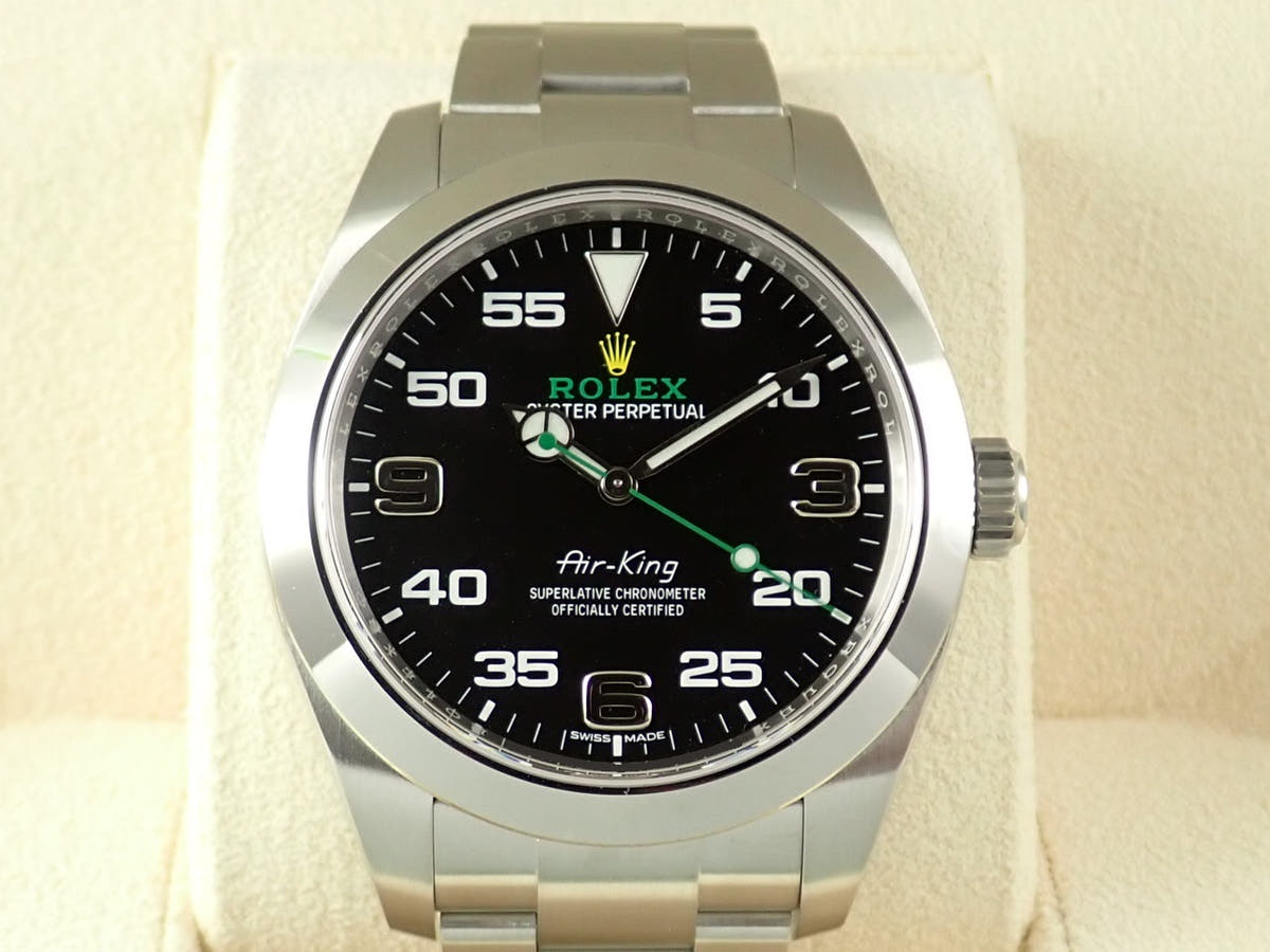 ロレックス エアキング Ref.116900 ブラック文字盤 未使用 VH6T9HF8