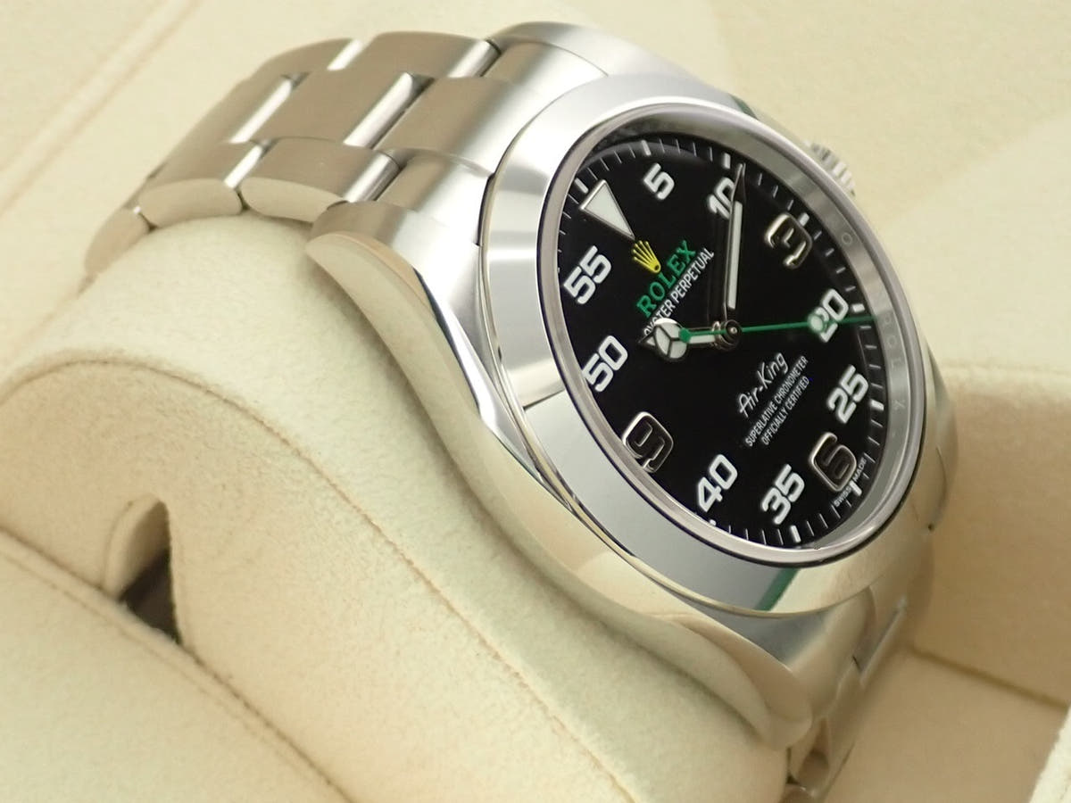 ロレックス エアキング Ref.116900 ブラック文字盤 未使用 VH6T9HF8