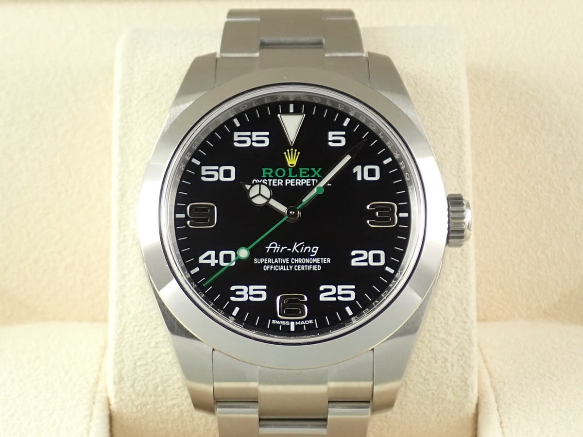 ロレックス エアキング Ref.116900 ブラック文字盤 未使用 08CVPRCT