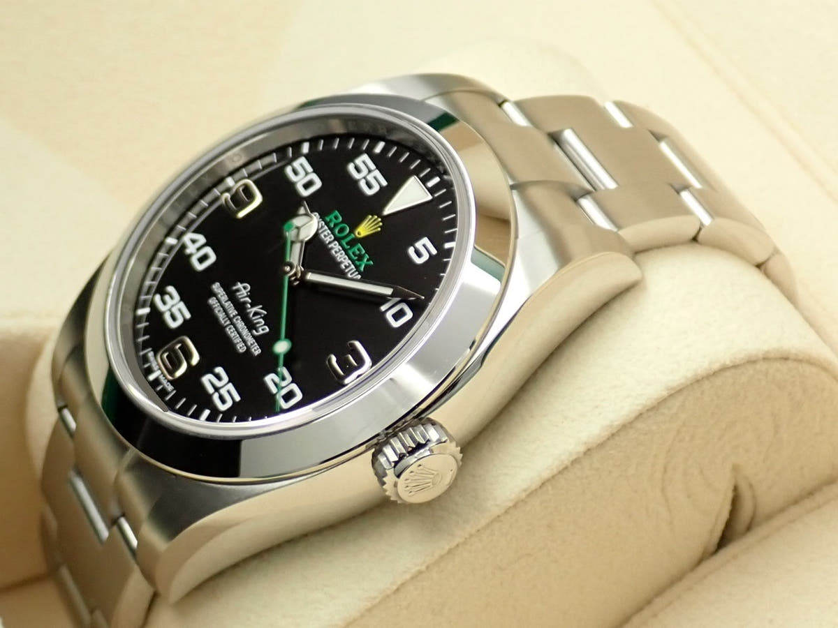 ロレックス エアキング Ref.116900 ブラック文字盤 未使用 08CVPRCT