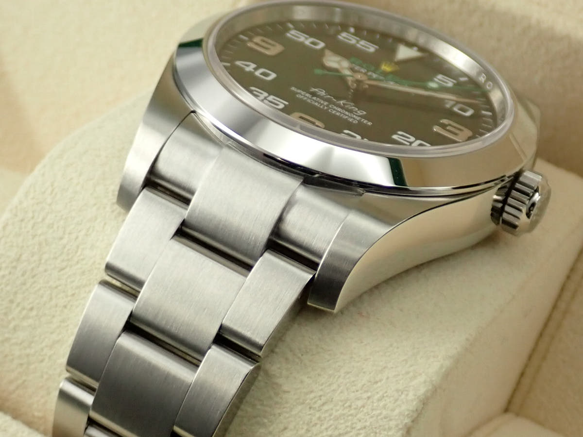 ロレックス エアキング Ref.116900 ブラック文字盤 未使用 08CVPRCT