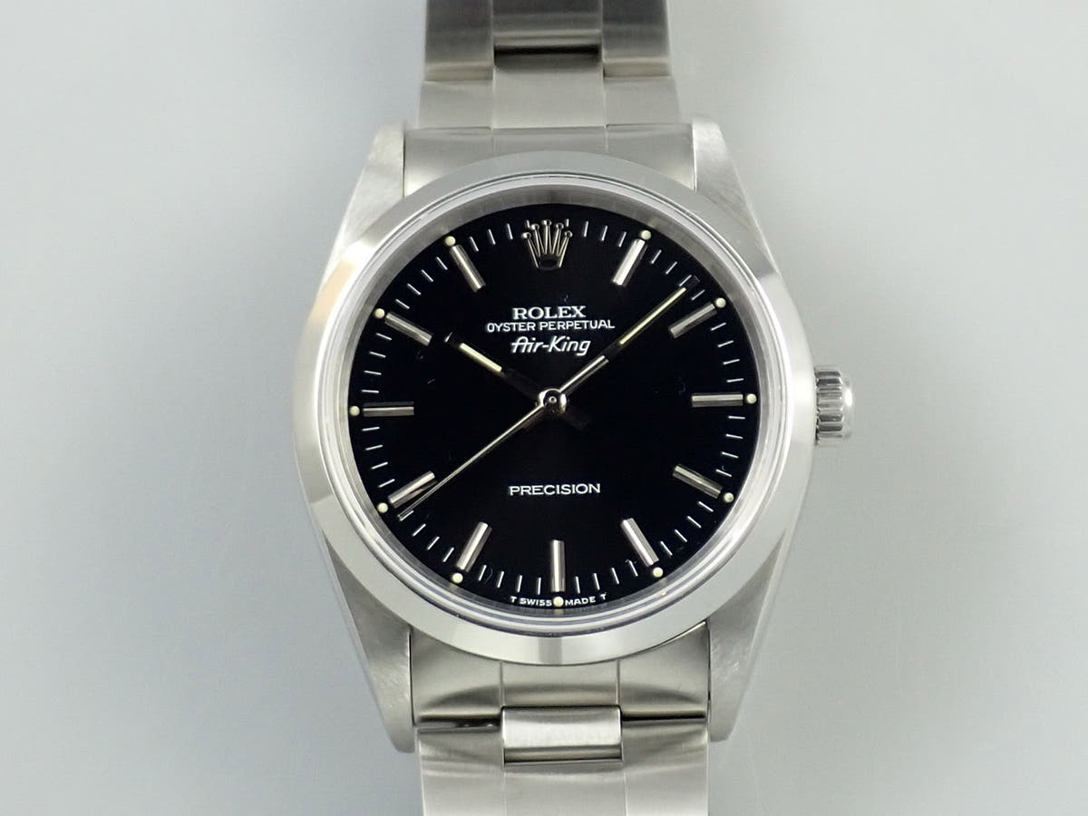 ロレックス エアキング Ref.14000 ブラック文字盤 美品 V4191K80