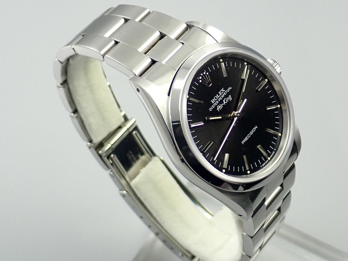 ロレックス エアキング Ref.14000 ブラック文字盤 美品 V4191K80