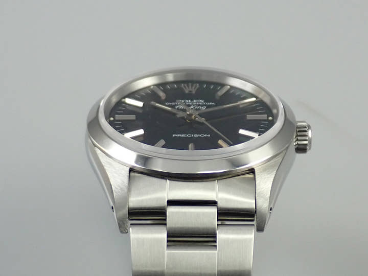 ロレックス エアキング Ref.14000 ステンレススチール ブラック文字盤