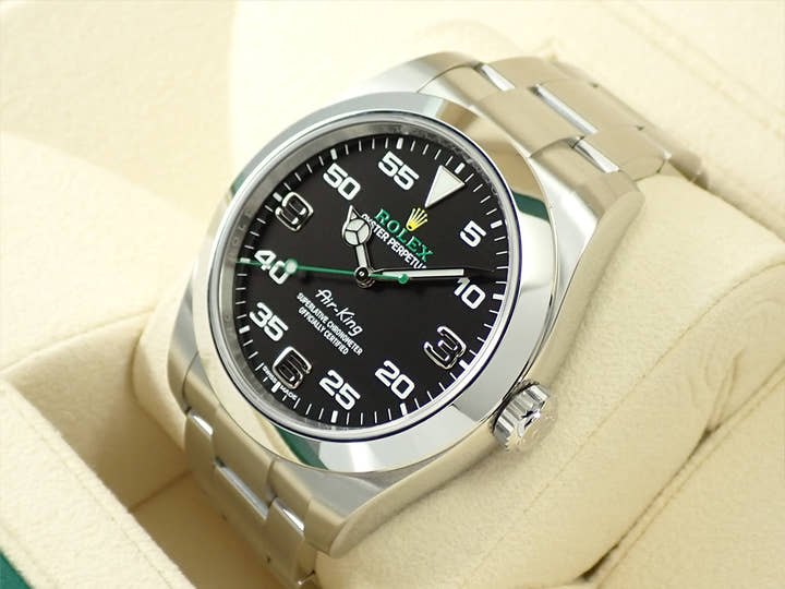 ロレックス エアキング Ref.116900 ステンレススチール ブラック文字盤