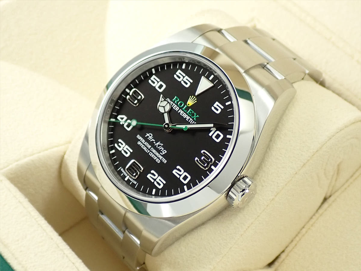 ロレックス エアキング Ref.116900 ブラック文字盤 未使用 PKAC51AK