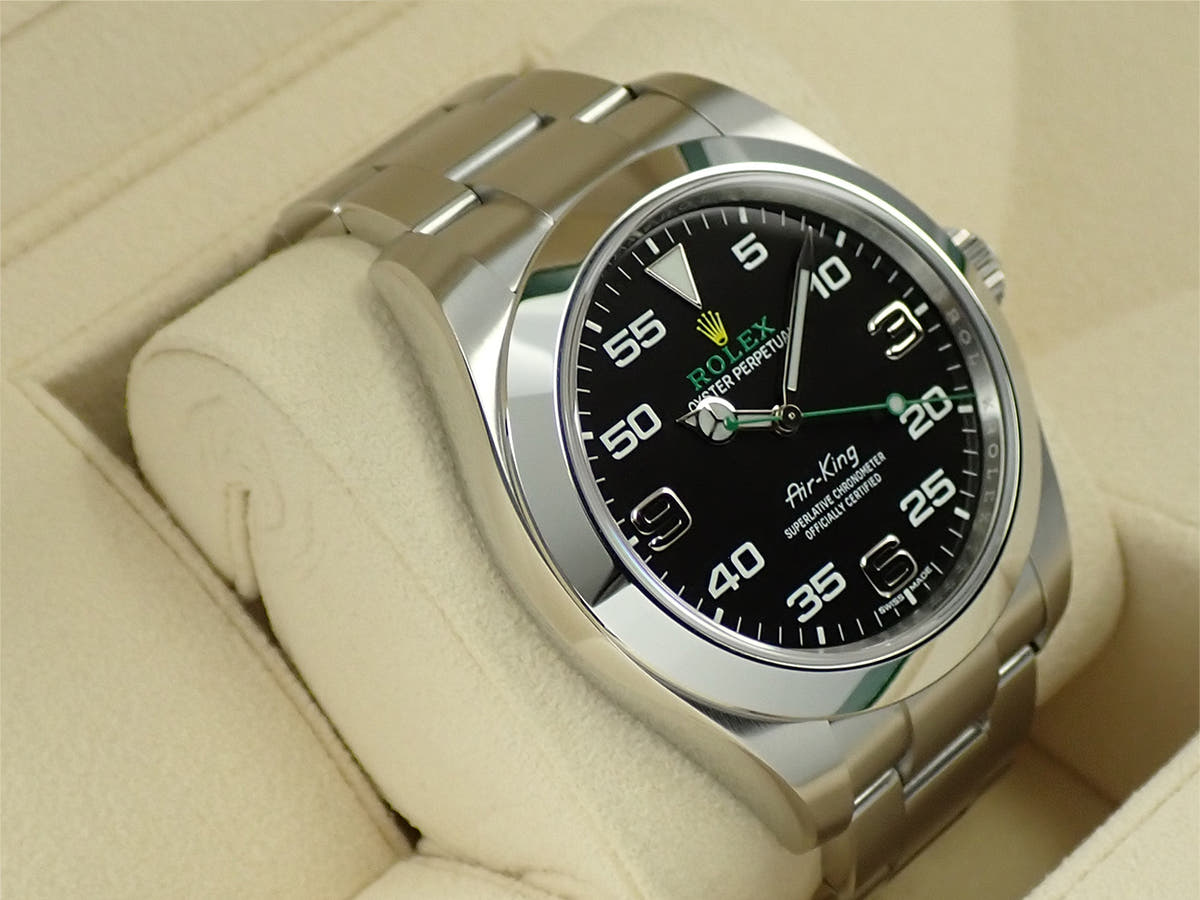 ロレックス エアキング Ref.116900 ブラック文字盤 未使用 PKAC51AK