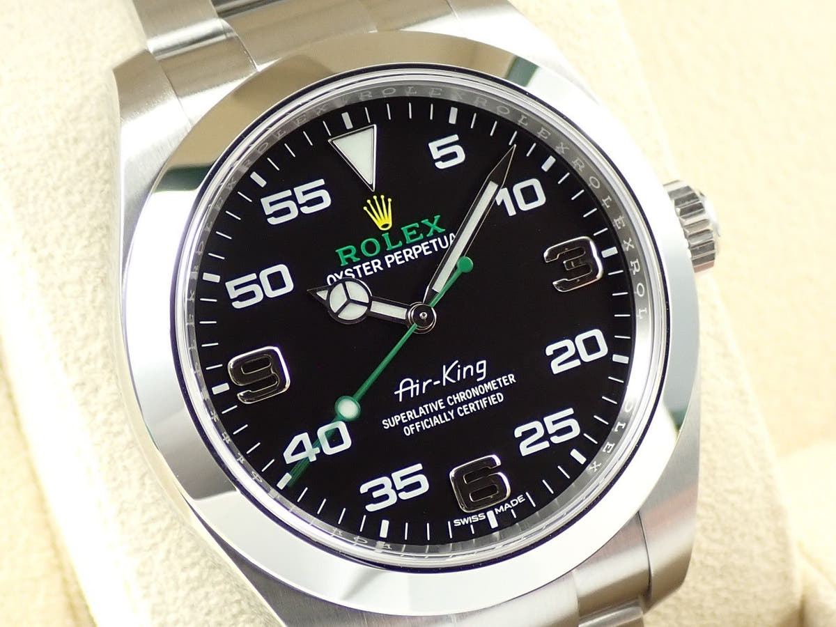 ロレックス エアキング Ref.116900 ブラック文字盤 未使用 4106Y0XR