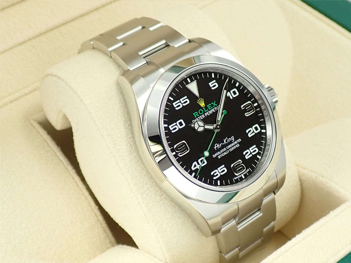 ロレックス エアキング Ref.116900 ブラック文字盤 未使用 4106Y0XR