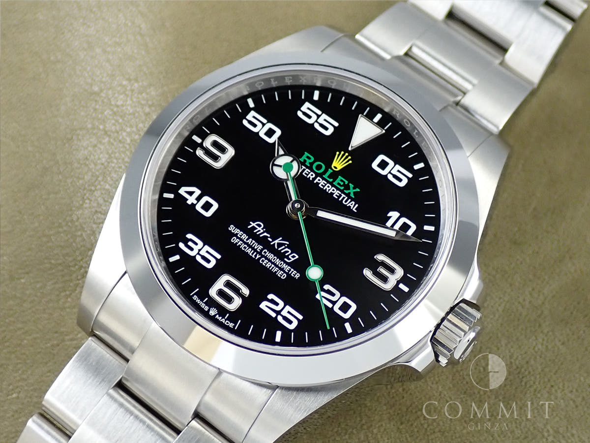 ロレックス エアキング Ref.126900 ブラック文字盤 美品 KP8LA92A