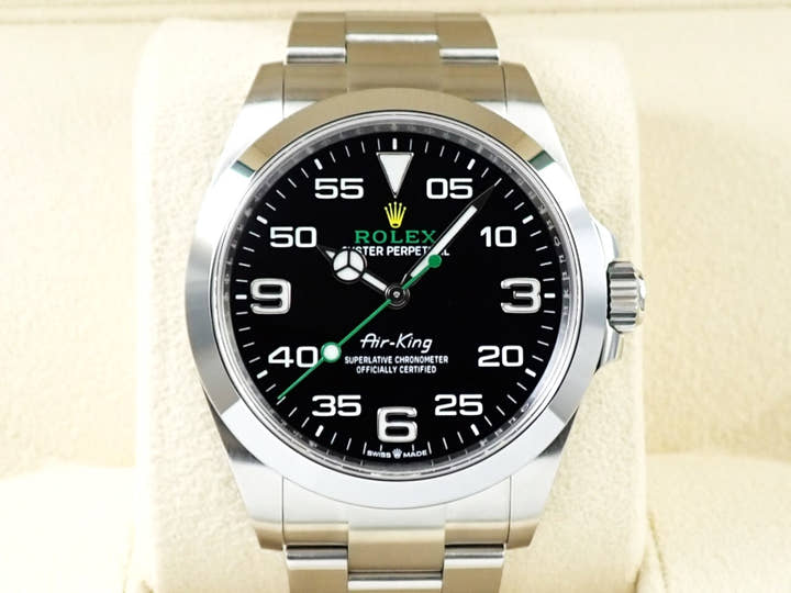 ロレックス エアキング Ref.126900 ステンレススチール ブラック文字盤