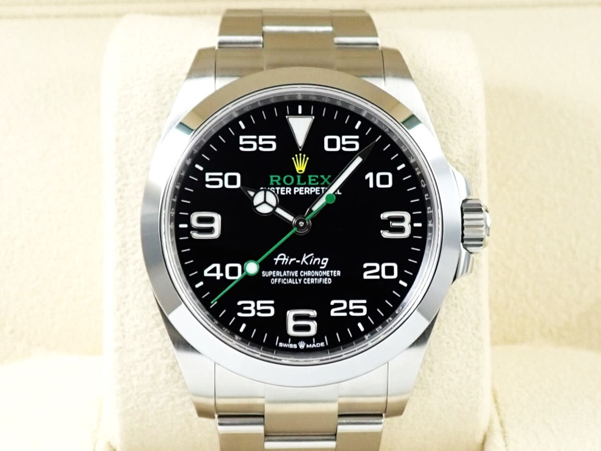 ロレックス エアキング Ref.126900 ブラック文字盤 極美品 K25YA37S