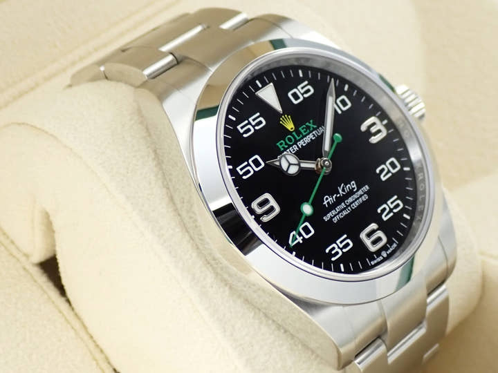 ロレックス エアキング Ref.126900 ステンレススチール ブラック文字盤