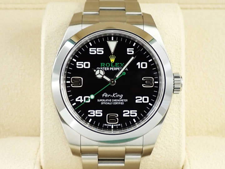 ロレックス エアキング Ref.116900 ステンレススチール ブラック文字盤