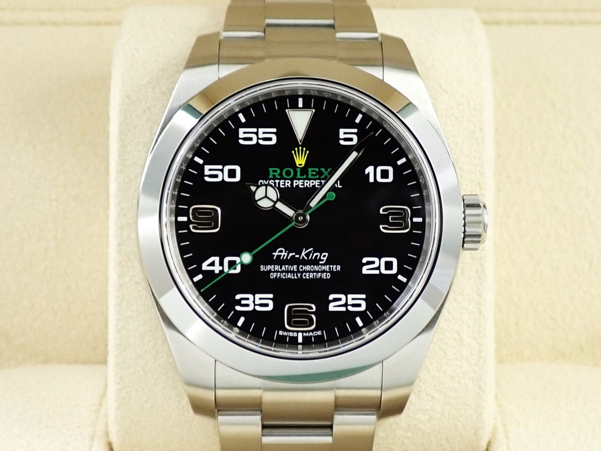 ロレックス エアキング Ref.116900 ブラック文字盤 未使用 MTRT3674