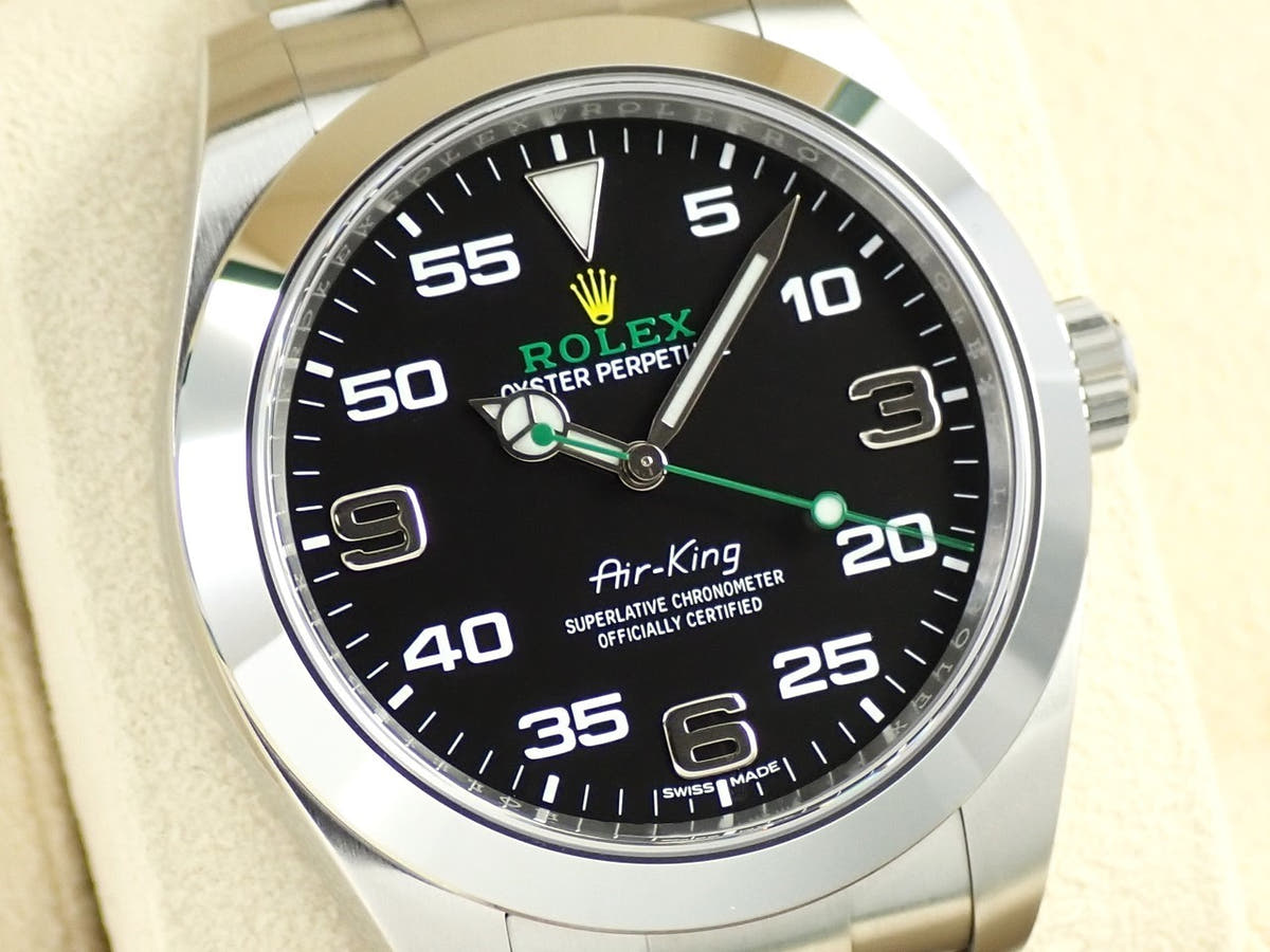 ロレックス エアキング Ref.116900 ブラック文字盤 未使用 MTRT3674