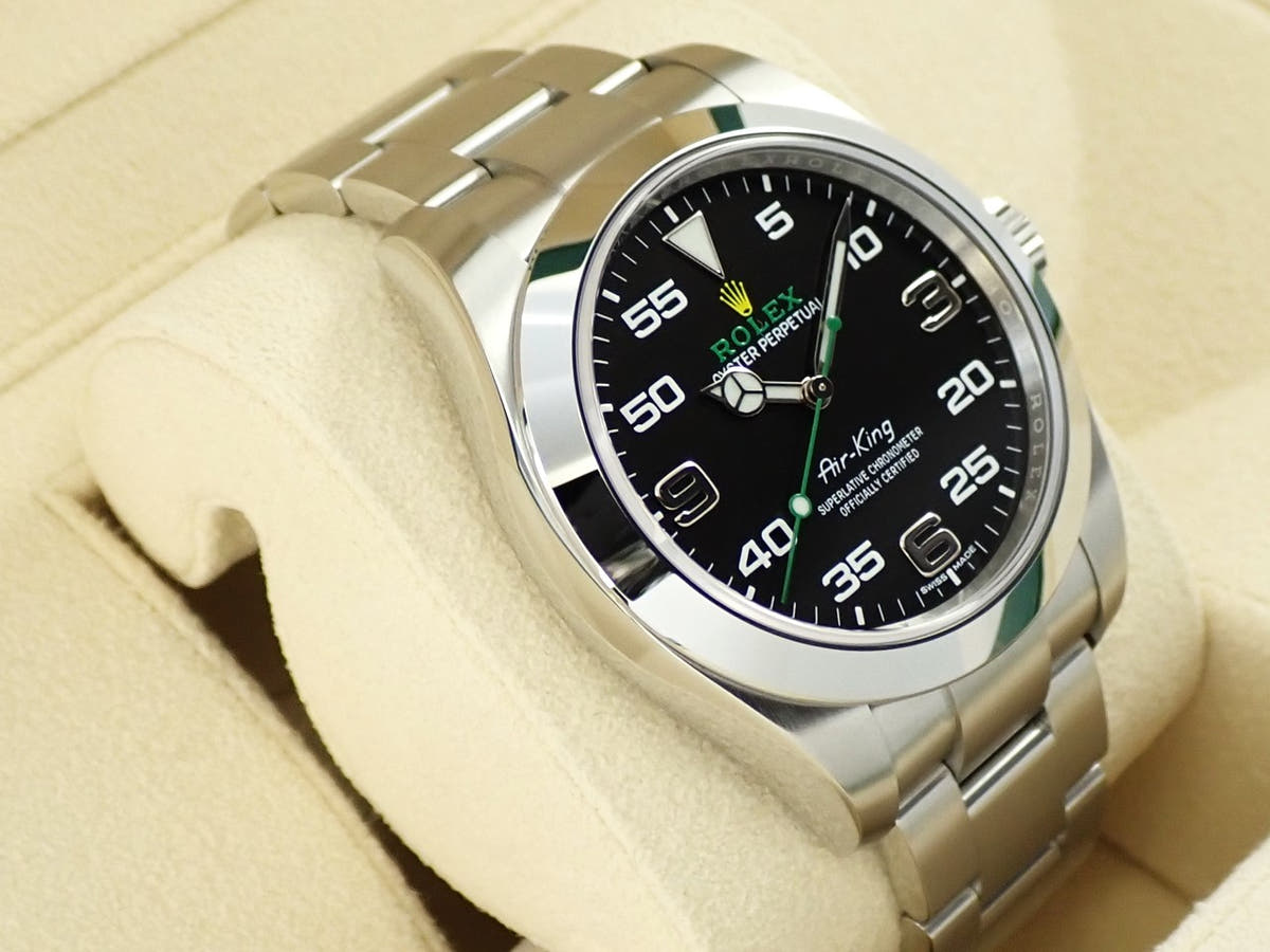 ロレックス エアキング Ref.116900 ブラック文字盤 未使用 MTRT3674