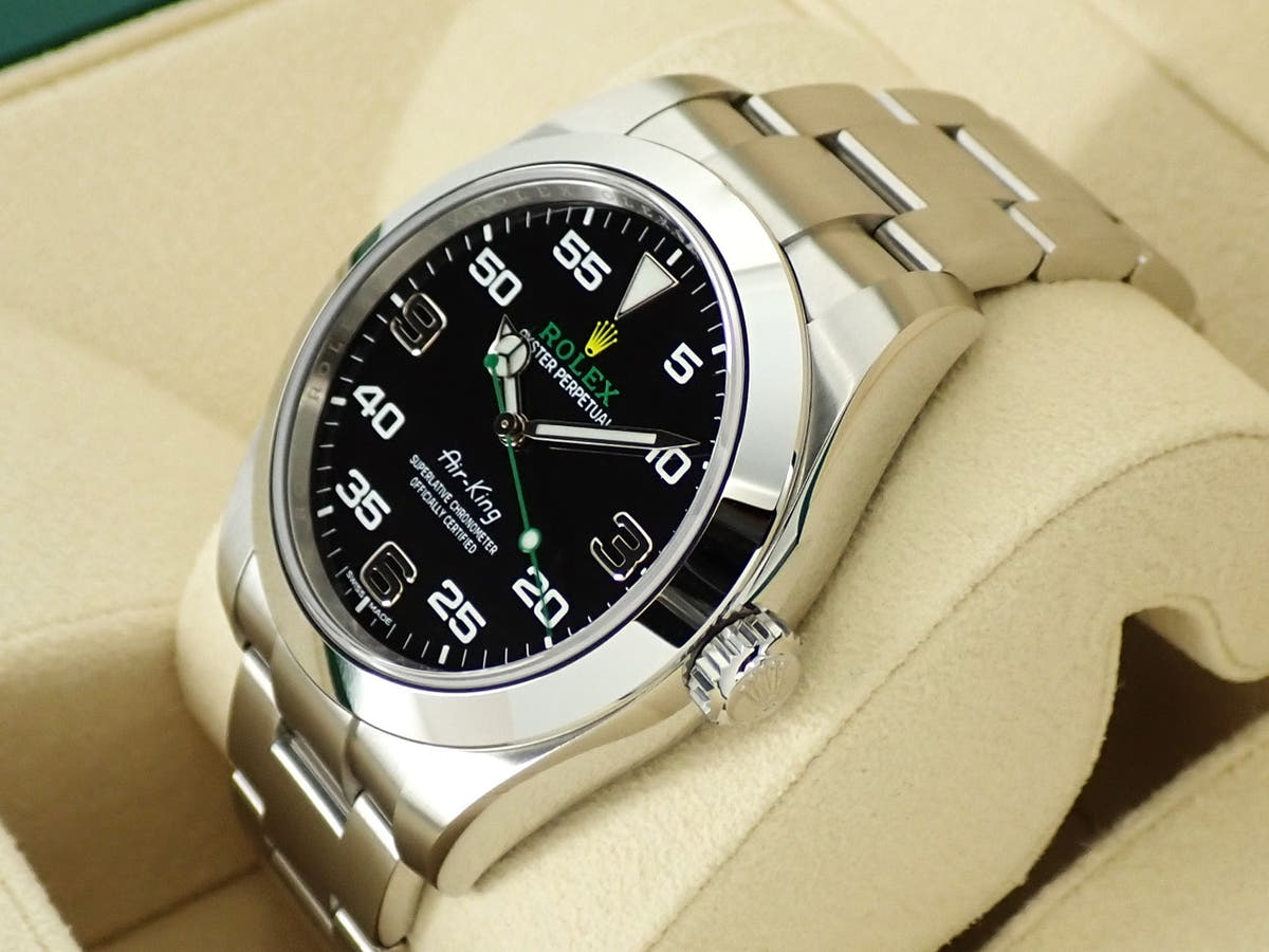 ロレックス エアキング Ref.116900 ブラック文字盤 未使用 MTRT3674