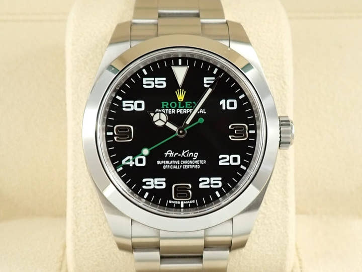 ロレックス エアキング Ref.116900 ステンレススチール ブラック文字盤