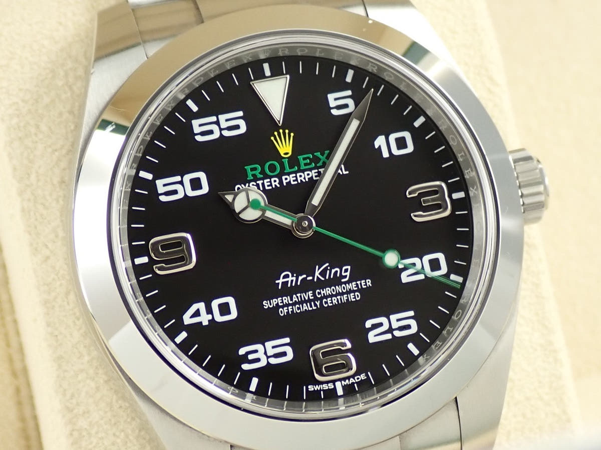 ロレックス エアキング Ref.116900 ブラック文字盤 中古 8SWVRACV