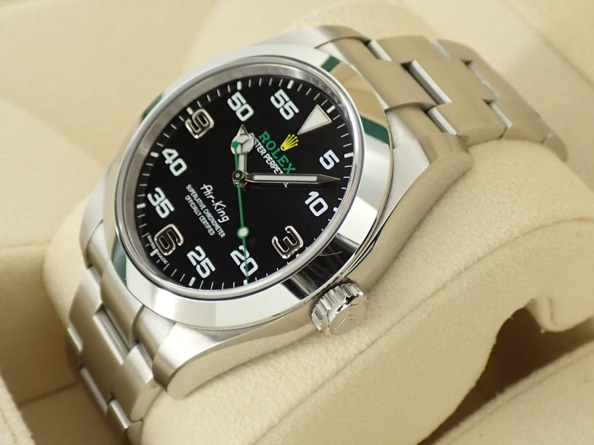 ロレックス エアキング Ref.116900 ブラック文字盤 中古 8SWVRACV