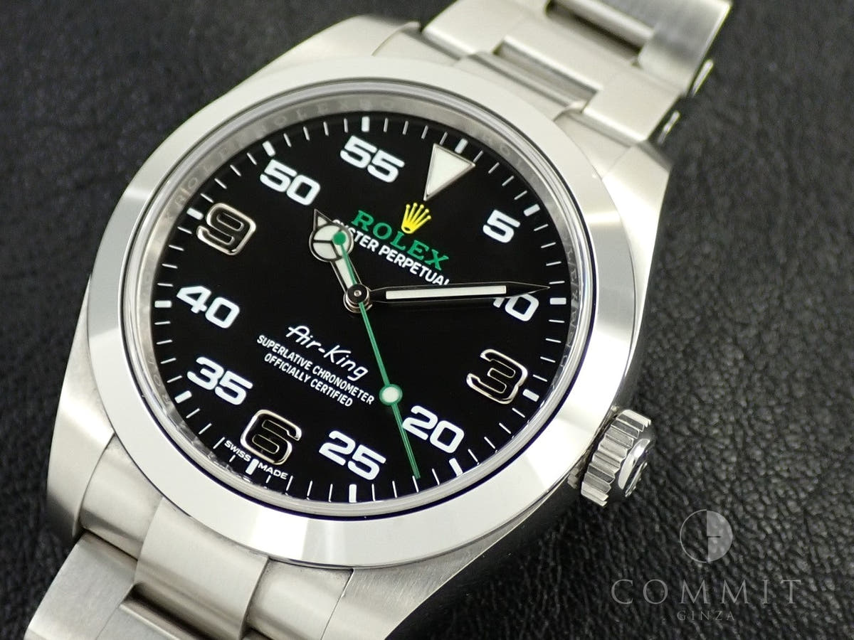 ロレックス エアキング Ref.116900 ブラック文字盤 中古 8SWVRACV