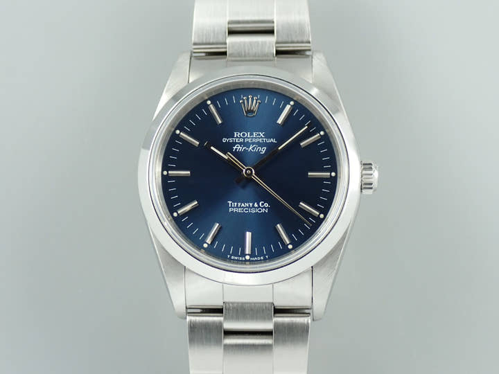ロレックス エアキング Ref.14000 ステンレススチール ブルー文字盤