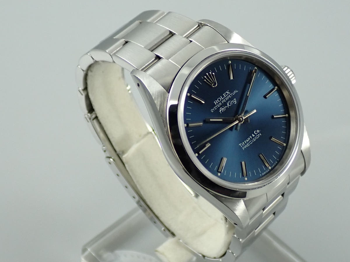ロレックス エアキング ティファニー Ref.14000 ブルー文字盤 中古 XCH7CKSC