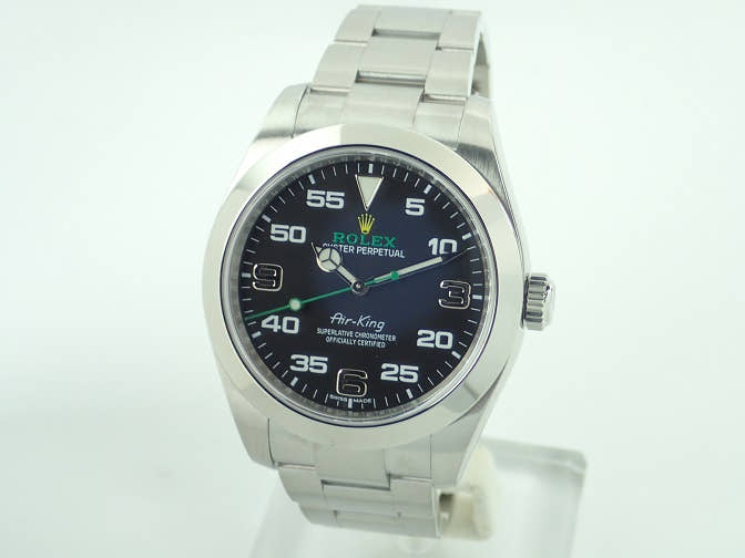 ロレックス エアキング Ref.116900 ブラック文字盤 中古 airking-13