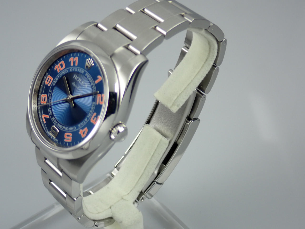 Rolex Air King Blue Concentric