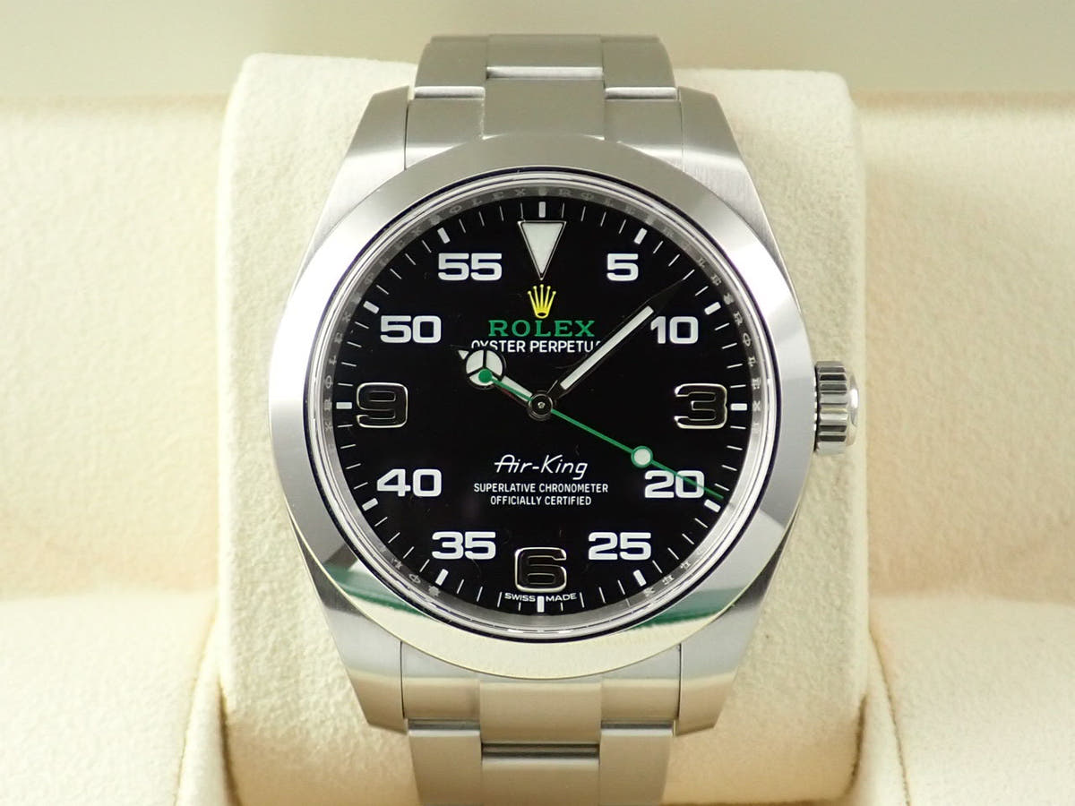 ロレックス エアキング Ref.116900 ブラック文字盤 美品 P9ZR56M0