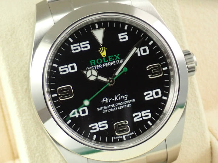 ロレックス エアキング Ref.116900 ステンレススチール ブラック文字盤