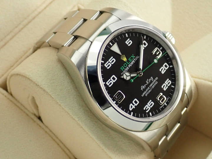 ロレックス エアキング Ref.116900 ステンレススチール ブラック文字盤