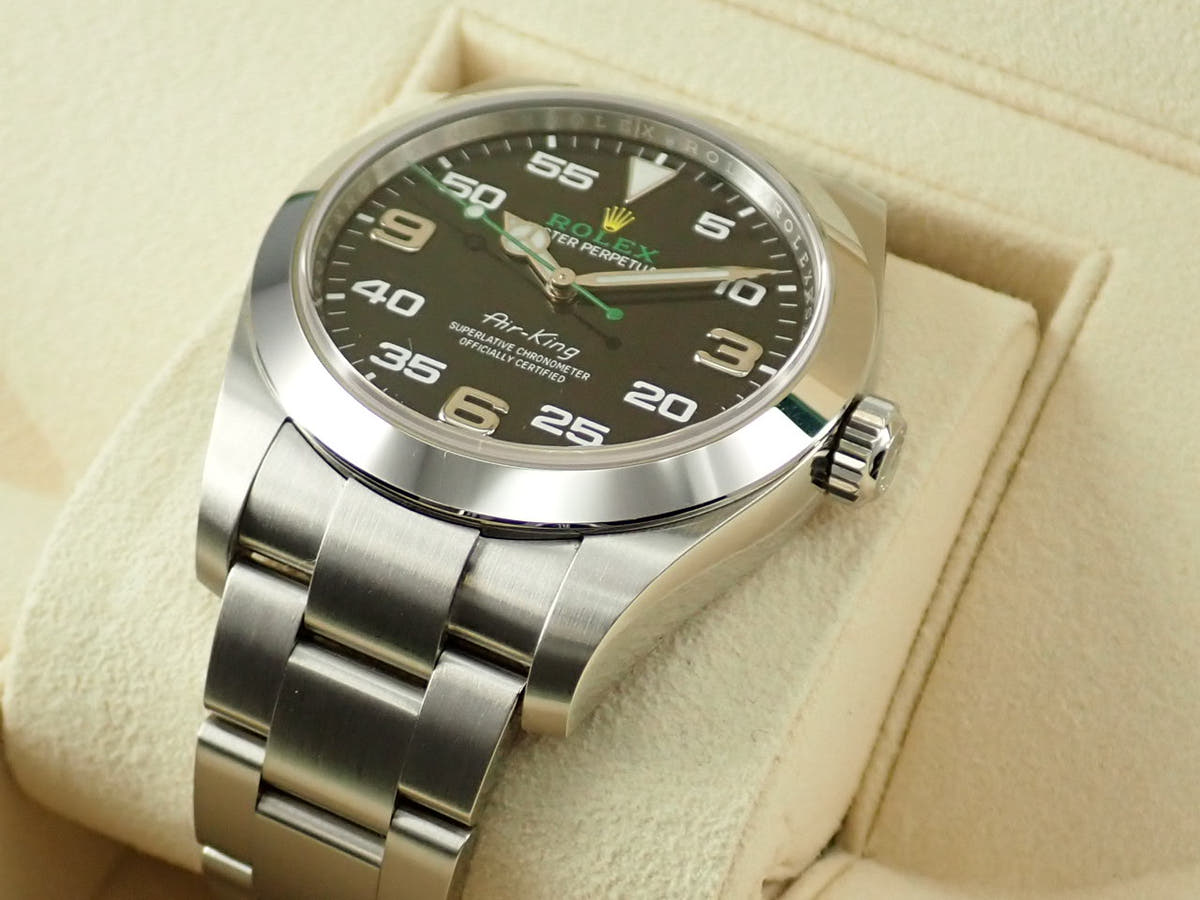 ロレックス エアキング Ref.116900 ブラック文字盤 美品 P9ZR56M0