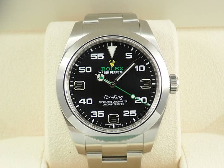 ロレックス エアキング Ref.116900 ステンレススチール ブラック文字盤