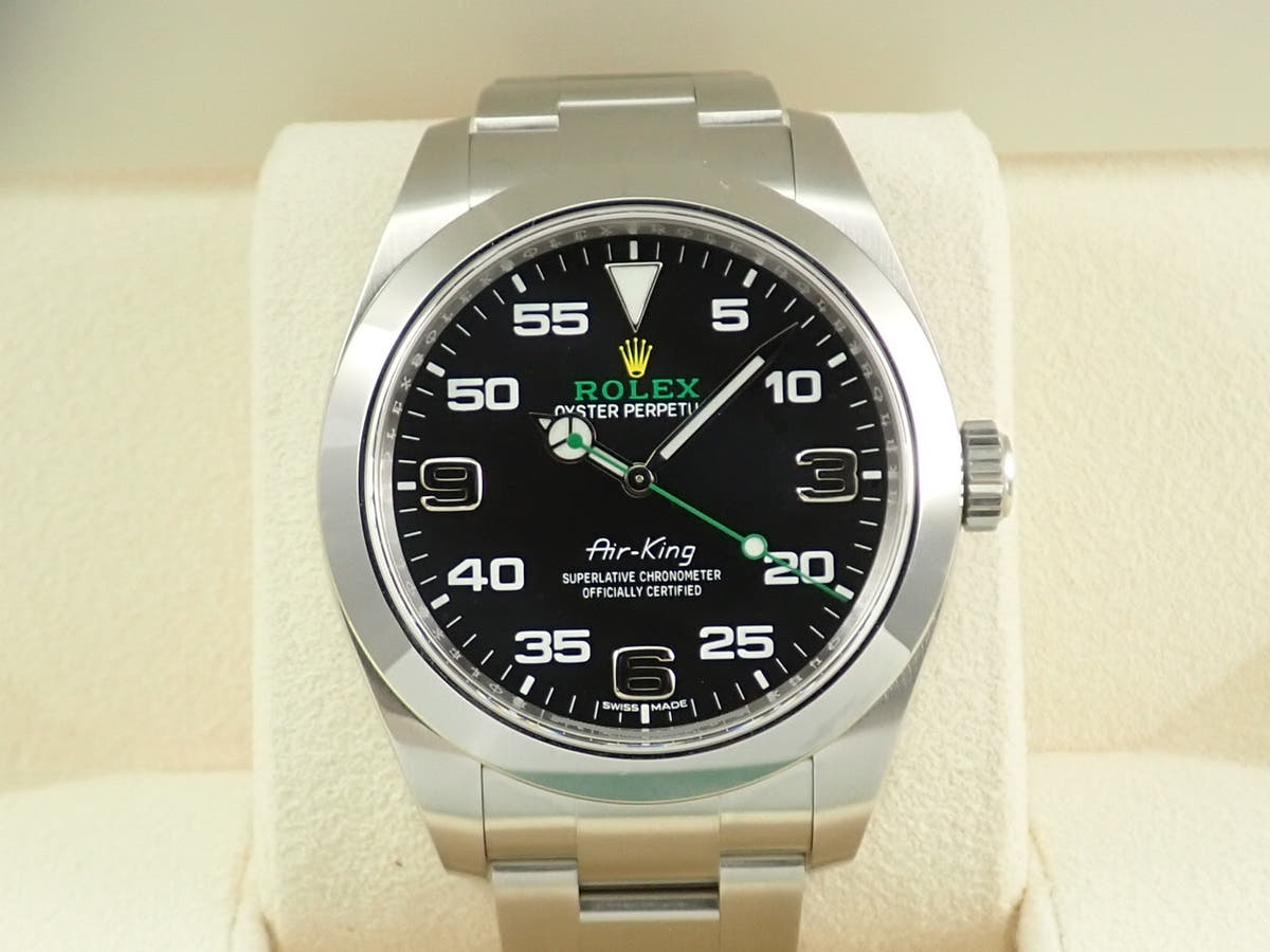 ロレックス エアキング Ref.116900 ブラック文字盤 未使用 79CXMMYT
