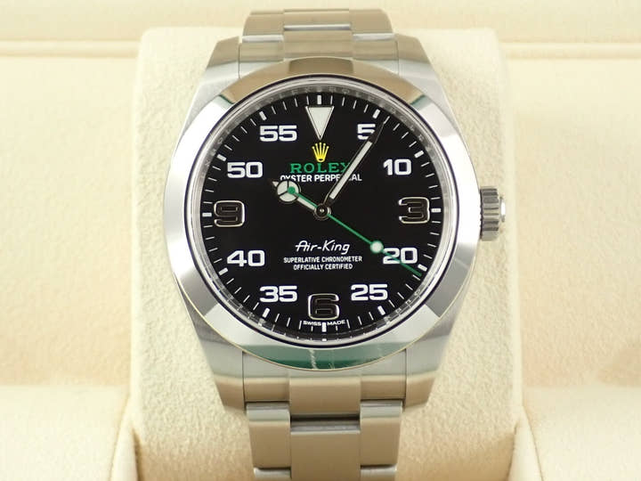 ロレックス エアキング Ref.116900 ステンレススチール ブラック文字盤