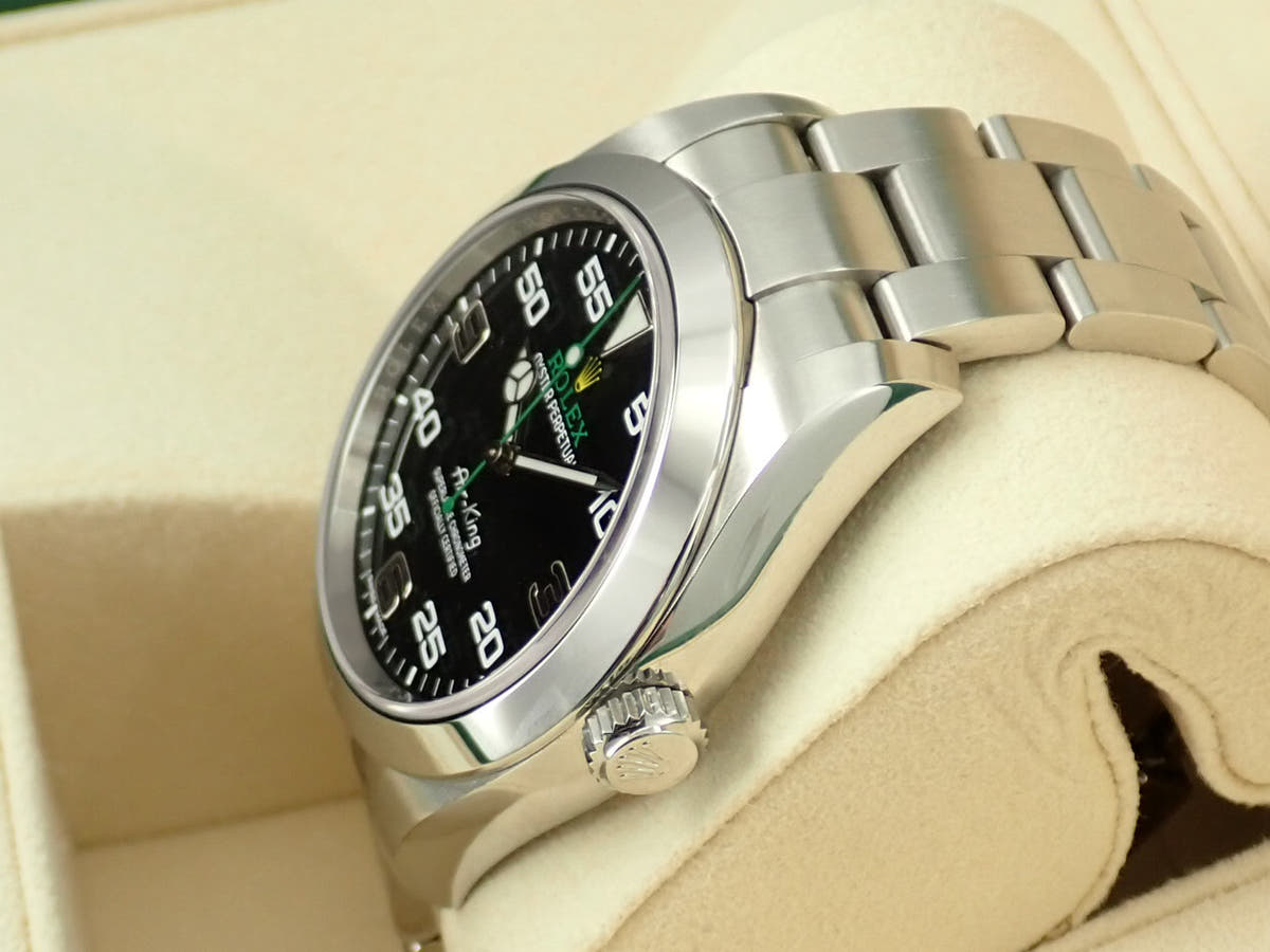 ロレックス エアキング Ref.116900 ブラック文字盤 美品 UR3UVKVM