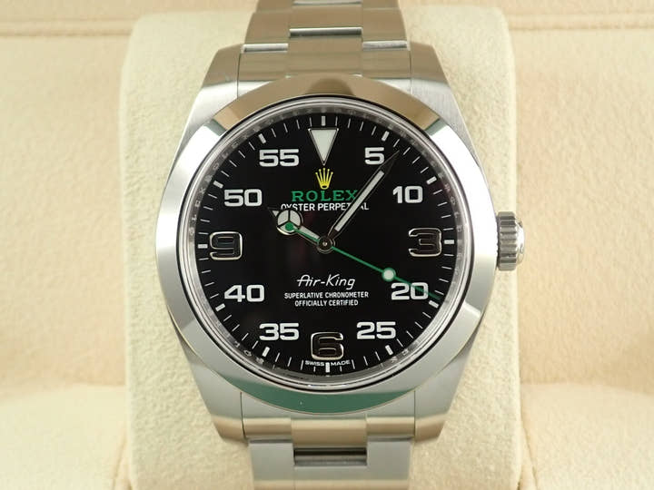 ロレックス エアキング Ref.116900 ステンレススチール ブラック文字盤