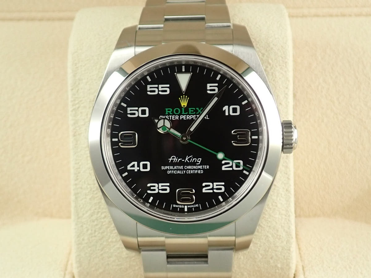 ロレックス エアキング Ref.116900 ブラック文字盤 未使用 HR791A4F