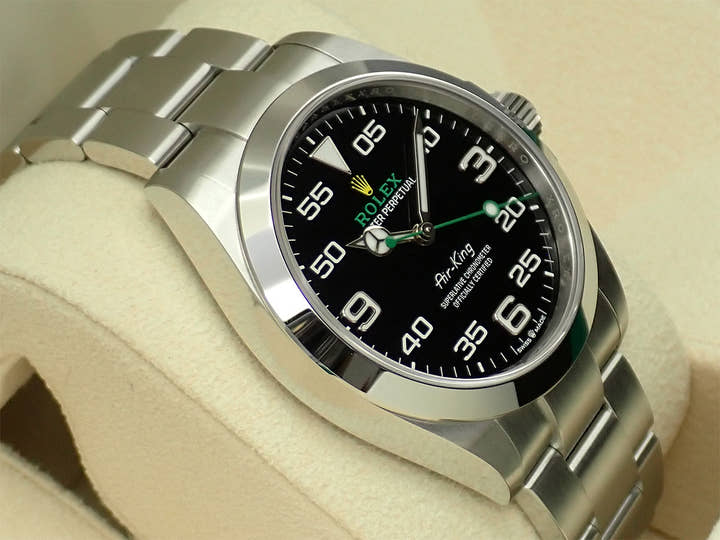 ロレックス エアキング Ref.126900 ステンレススチール ブラック文字盤