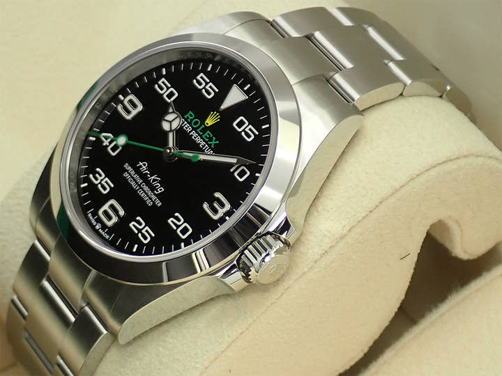 ロレックス エアキング Ref.126900 ステンレススチール ブラック文字盤