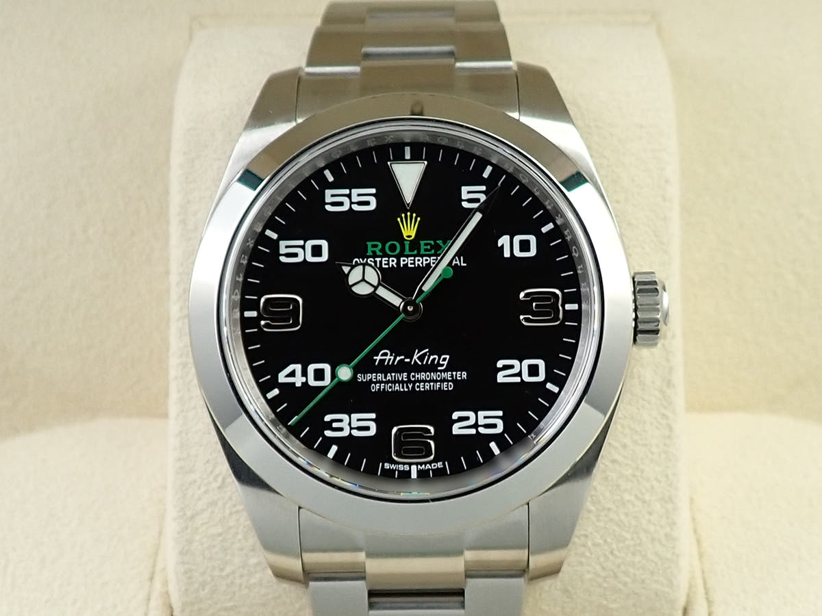 ロレックス エアキング Ref.116900 ブラック文字盤 美品 FF8Z0308